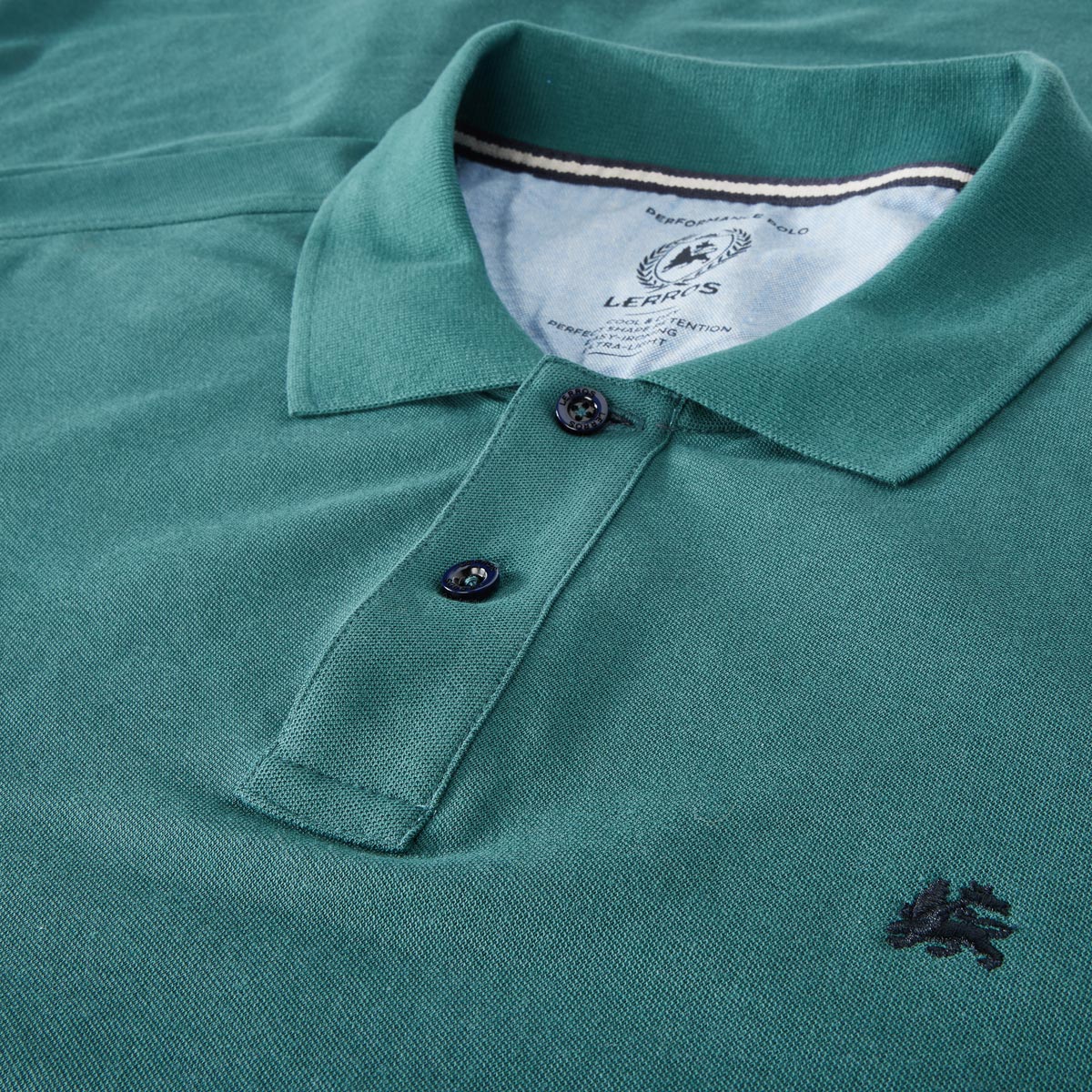 Lerros Poloshirt aus Baumwolle dunkelgrün