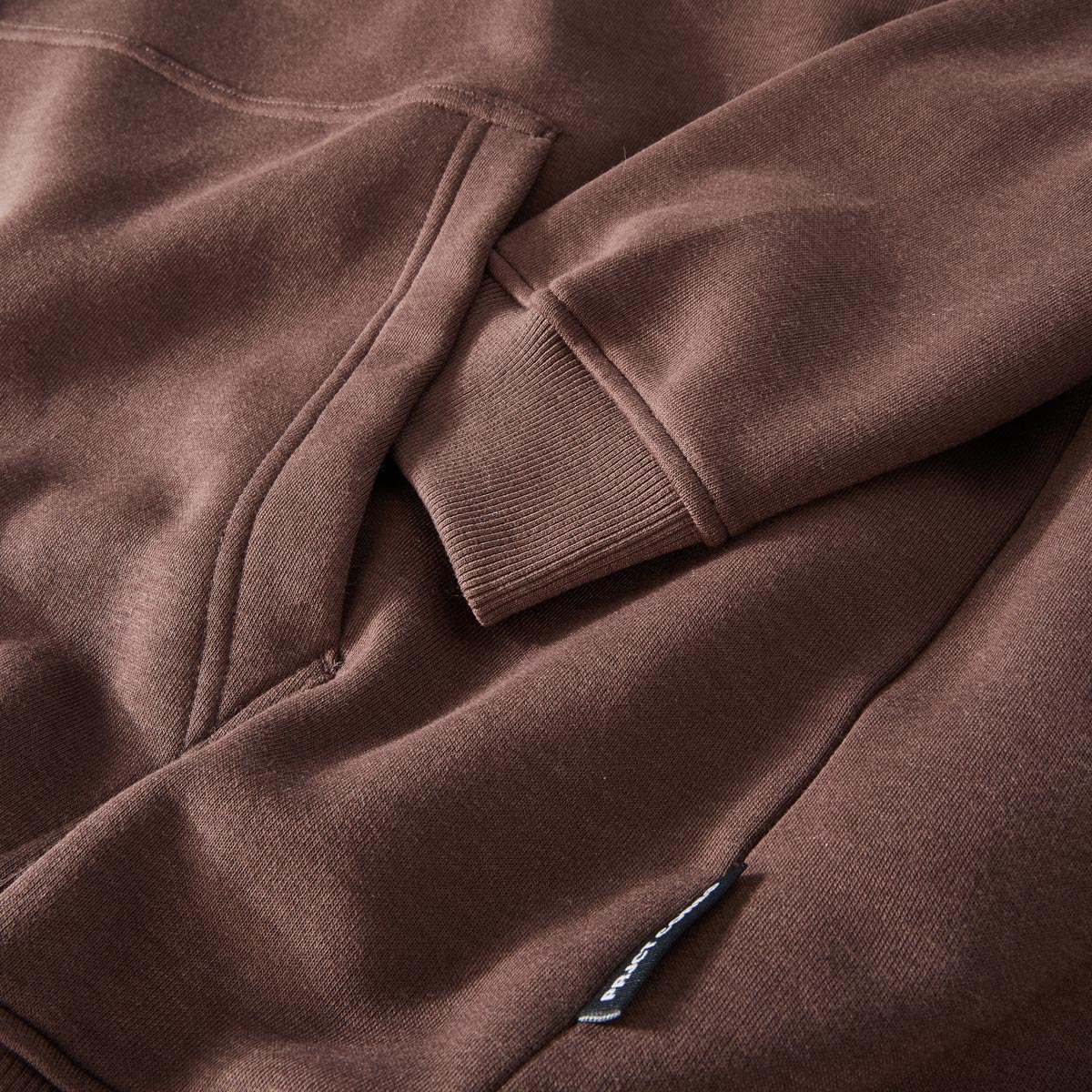 Jack&Jones Hoodie mit Print auf Vorder- und Rückseite braun