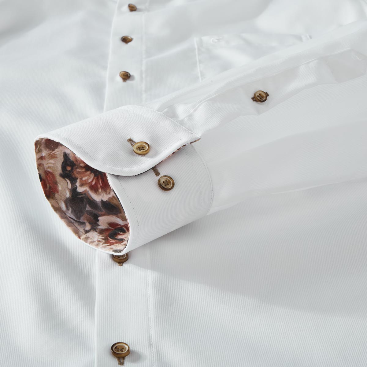 CASA MODA Businesshemd aus Baumwolle weiß