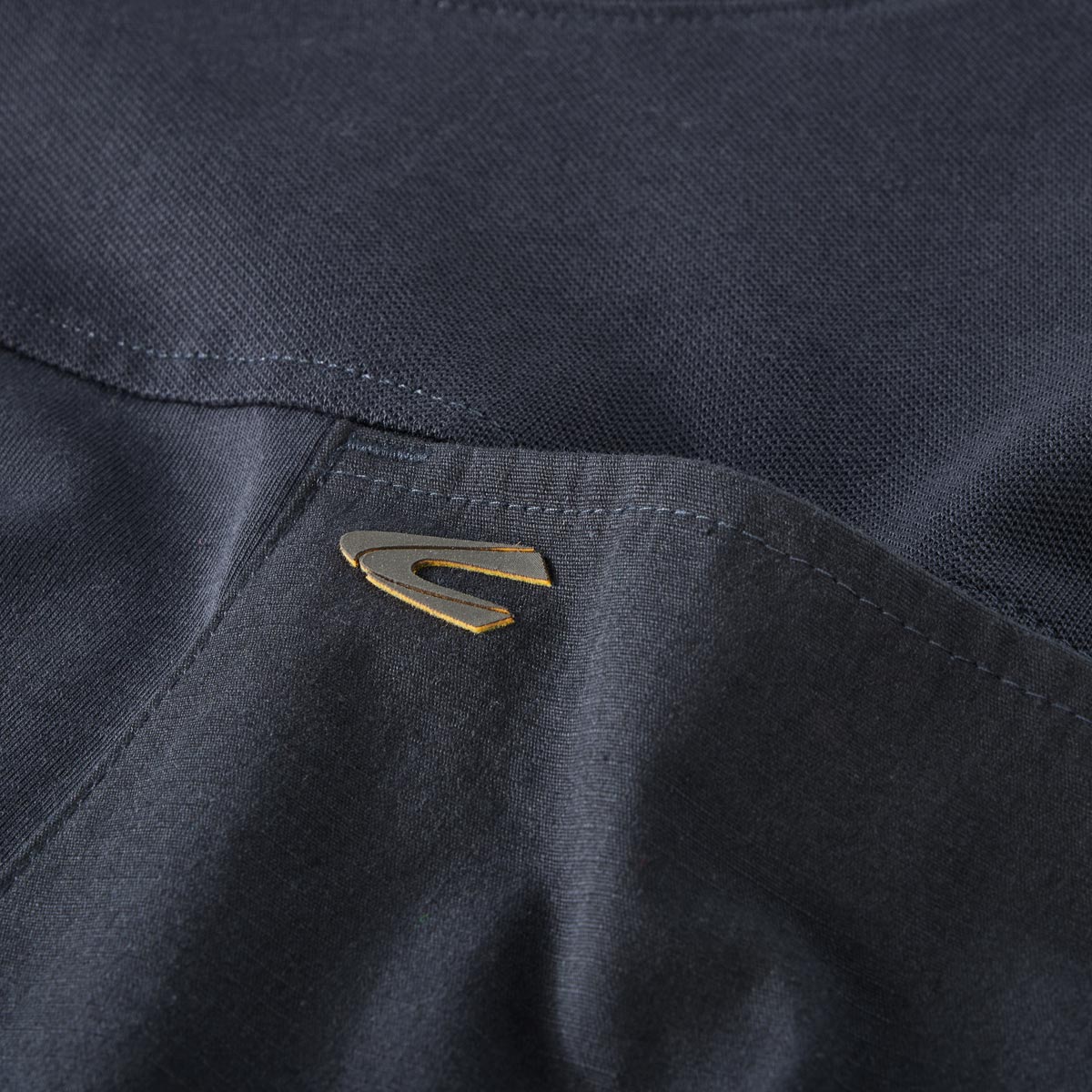 camel active T-Shirt mit Elasthan dunkelblau