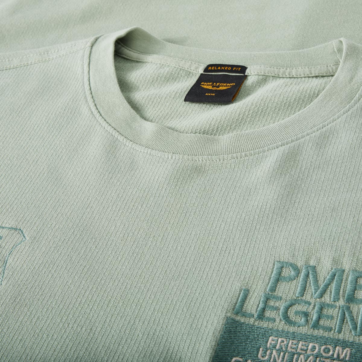 PME LEGEND T-Shirt mit Elasthan grün