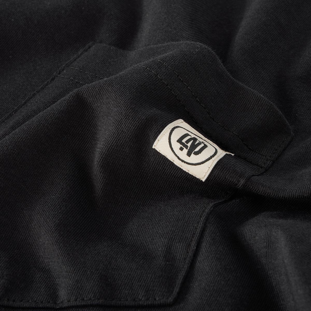 North T-Shirt aus Baumwolle schwarz