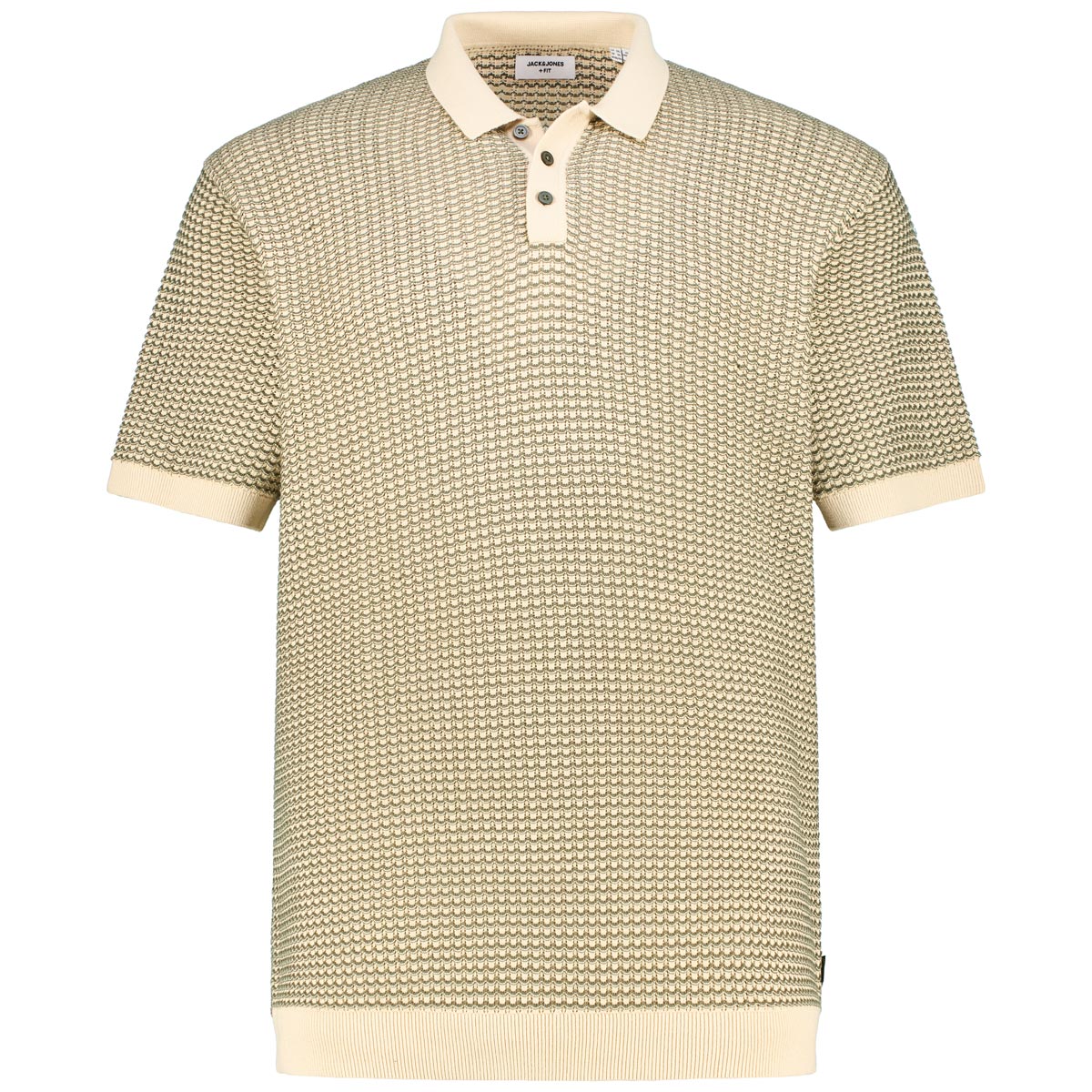 Strick-Poloshirt aus Biobaumwolle