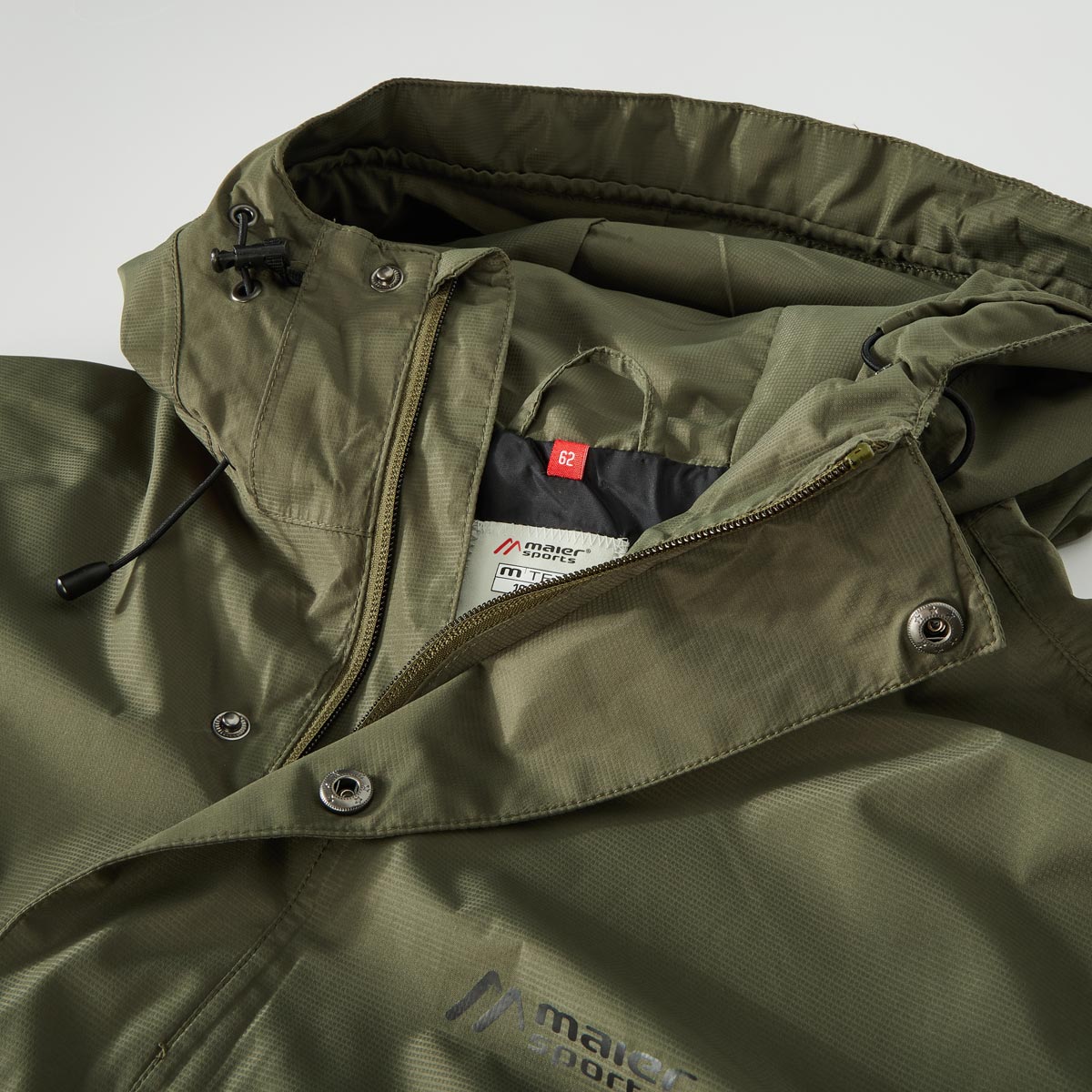 Maier Sports Funktionsjacke "Abbenstein M", wind- und wasserdicht oliv