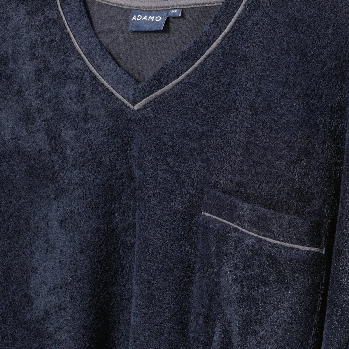 ADAMO Schlafanzug aus Frottee dunkelblau ADAMO Schlafanzug aus Frottee dunkelblau