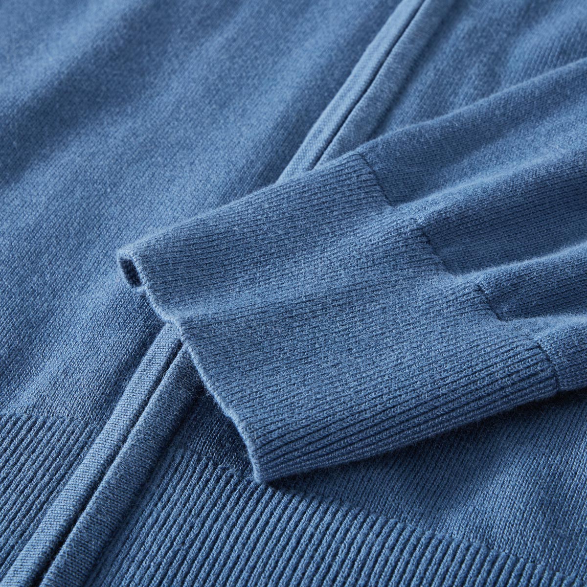 Tommy Hilfiger Strickjacke aus Baumwolle blau