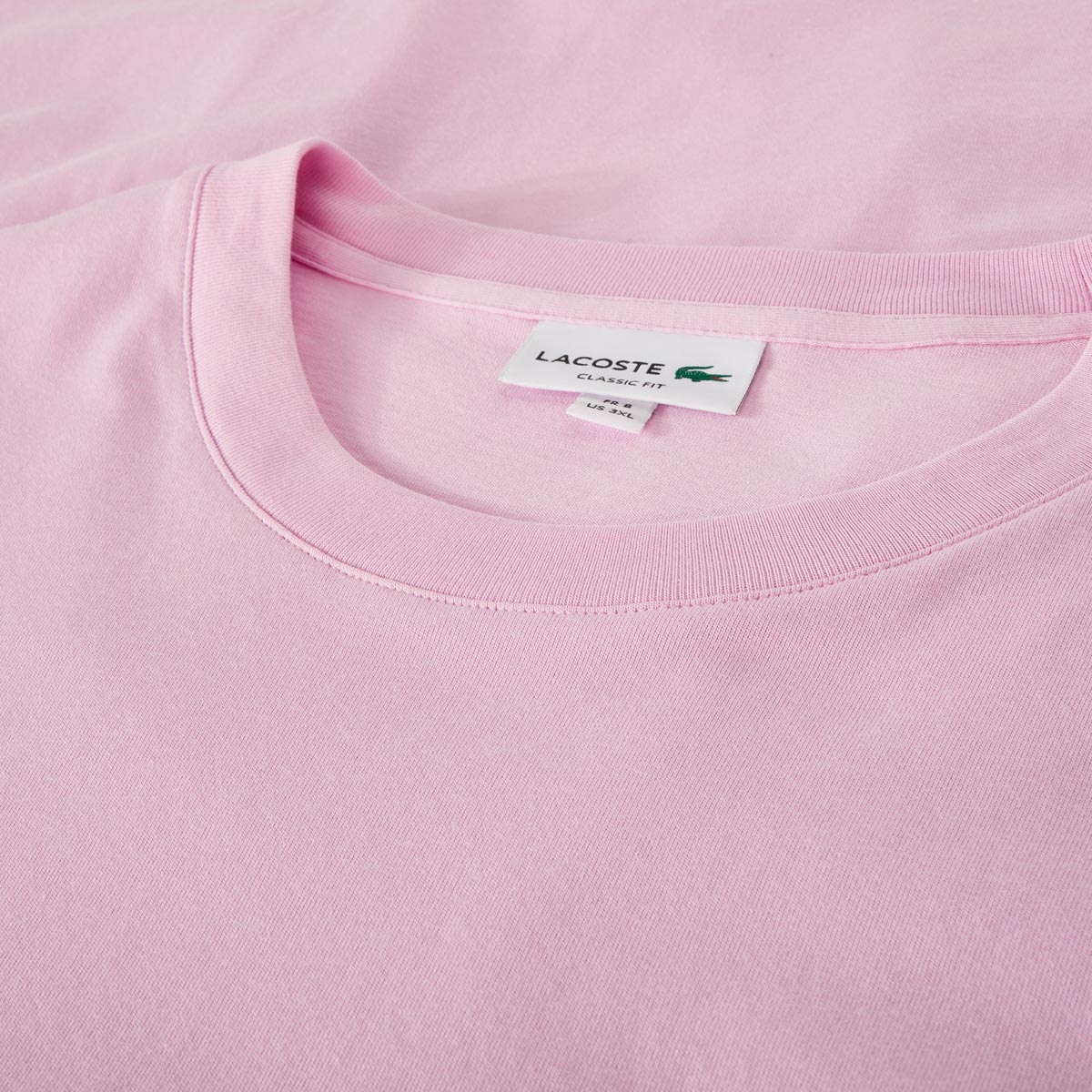 LACOSTE T-Shirt aus Baumwolle rosa
