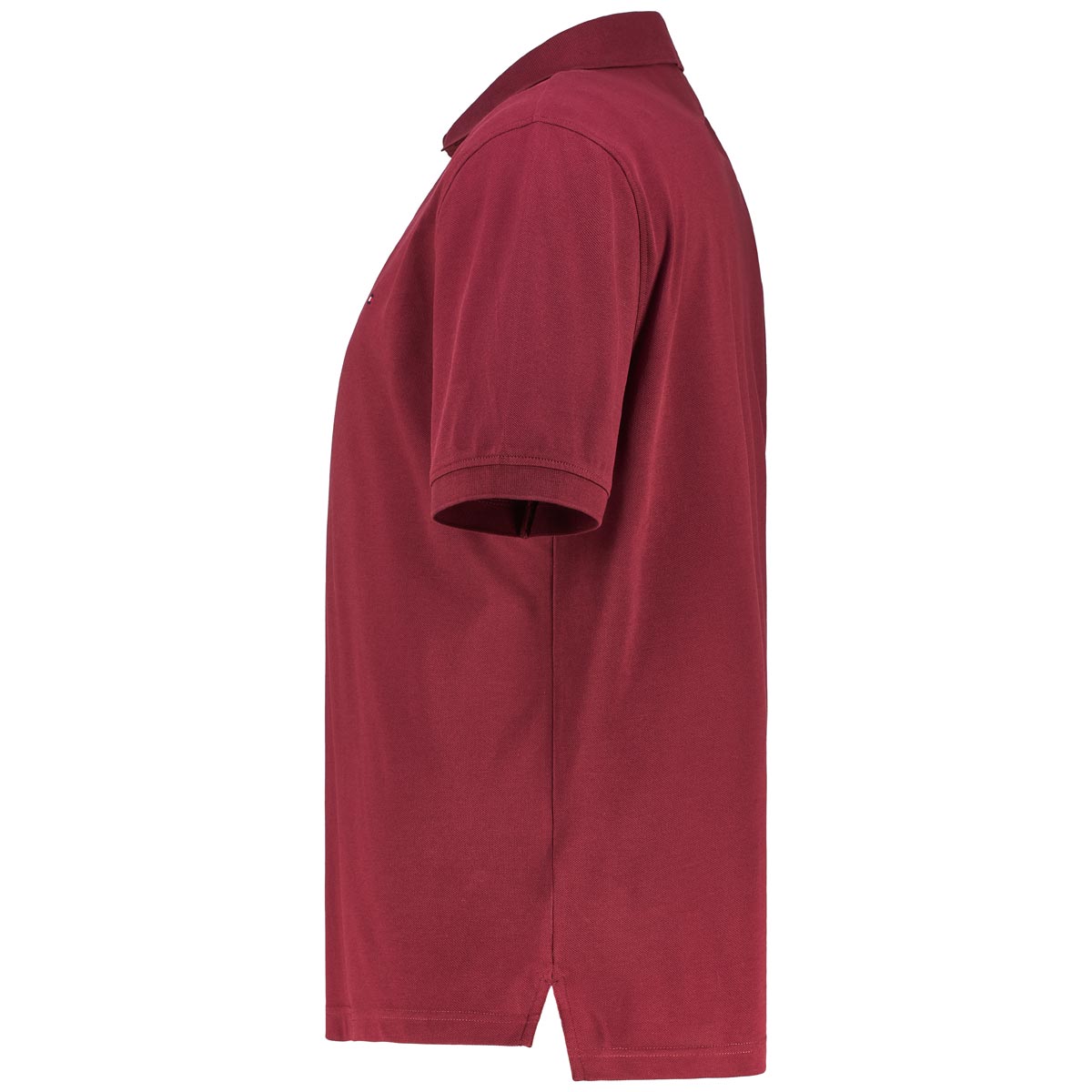 Tommy Hilfiger Poloshirt mit Stretch Farbe dunkelrot Größe: 4XL günstig online kaufen