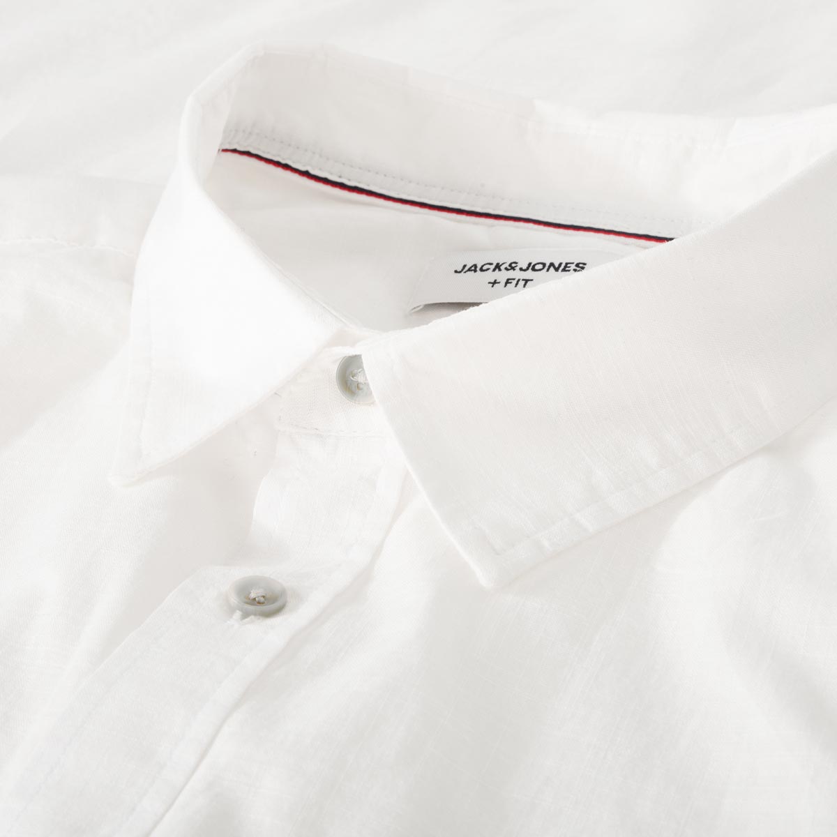 Jack&Jones Freizeithemd aus Baumwolle weiß