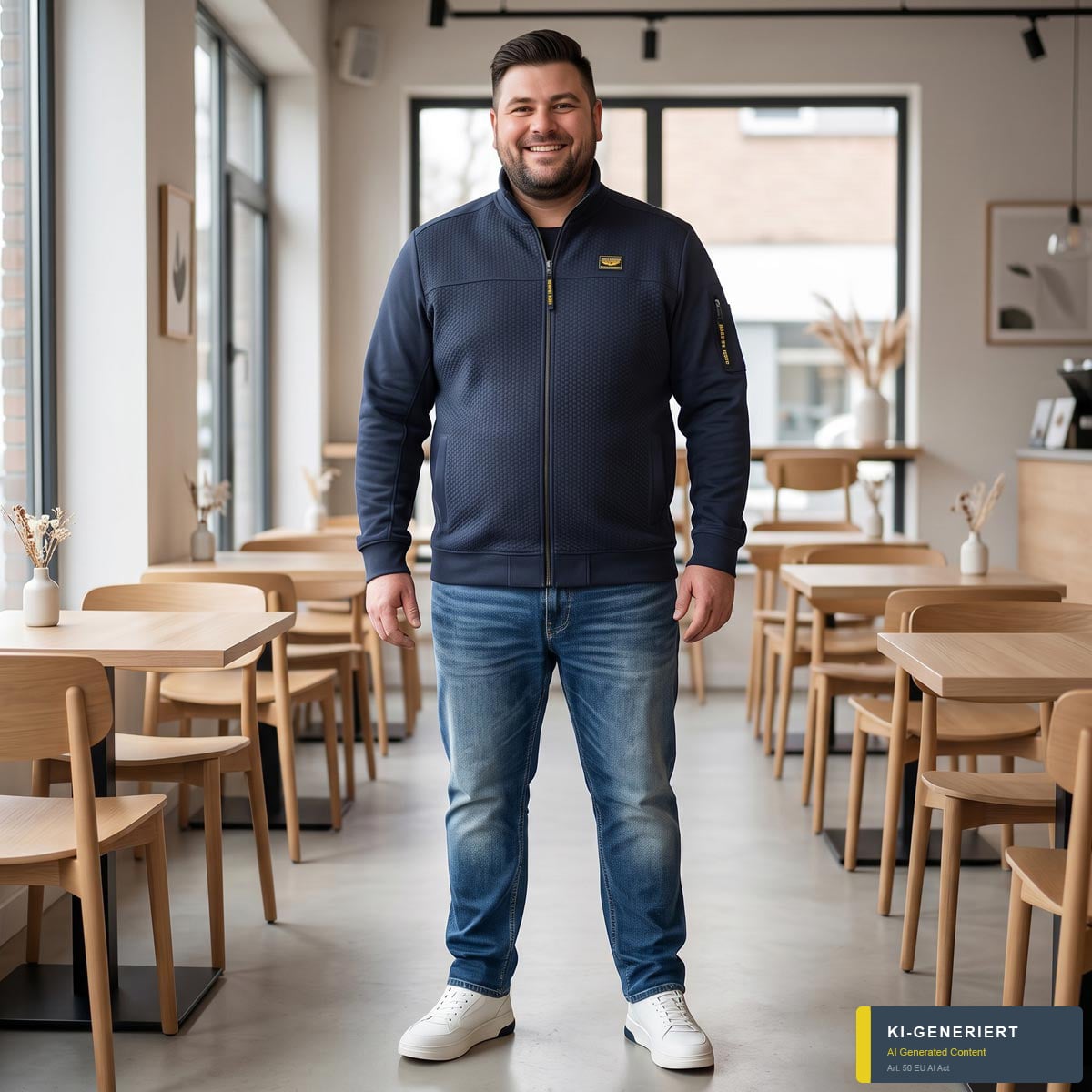 PME LEGEND Stretch-Jeans "Wingload", Loose Fit dunkelblau