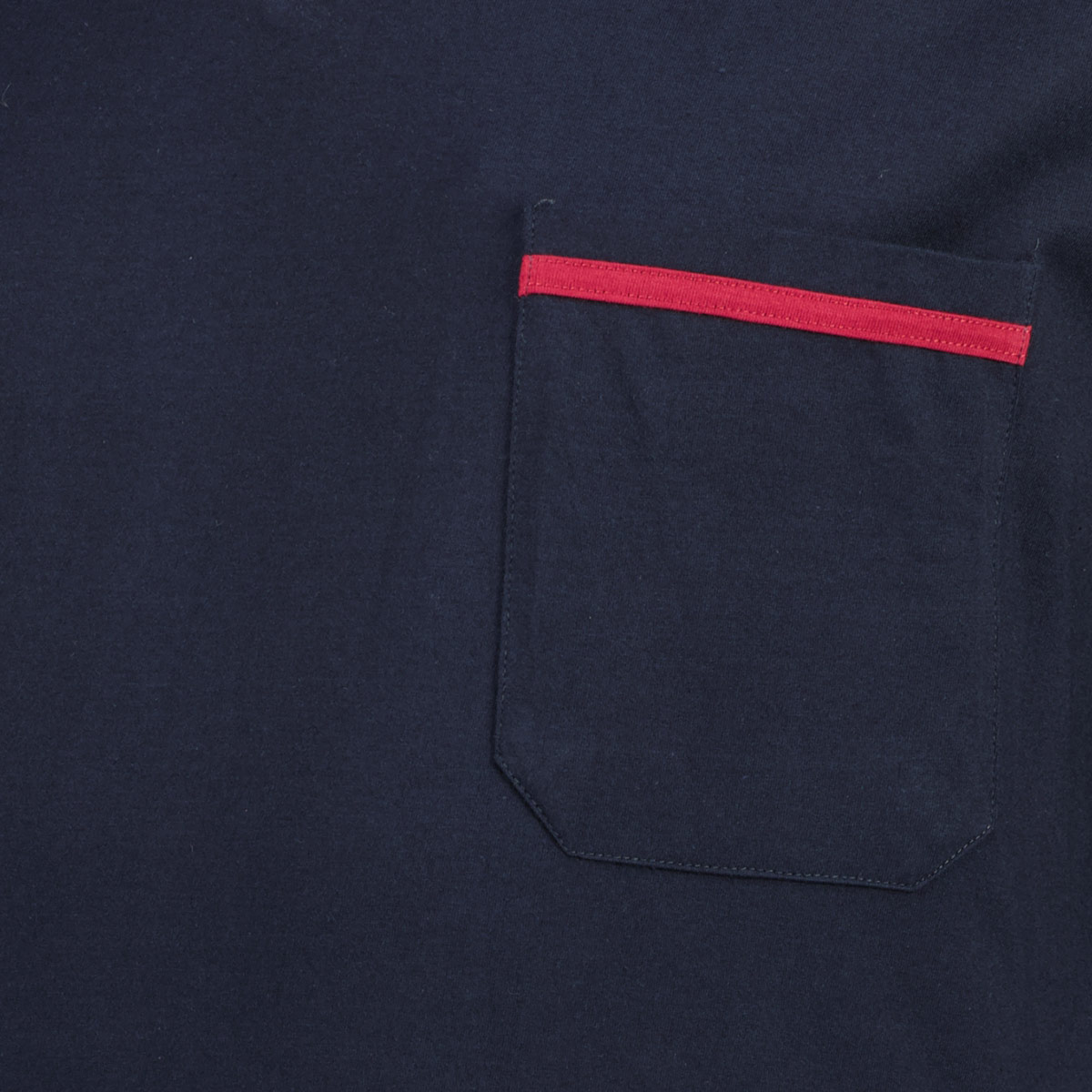 ADAMO Schlafanzug aus Baumwolljersey dunkelblau