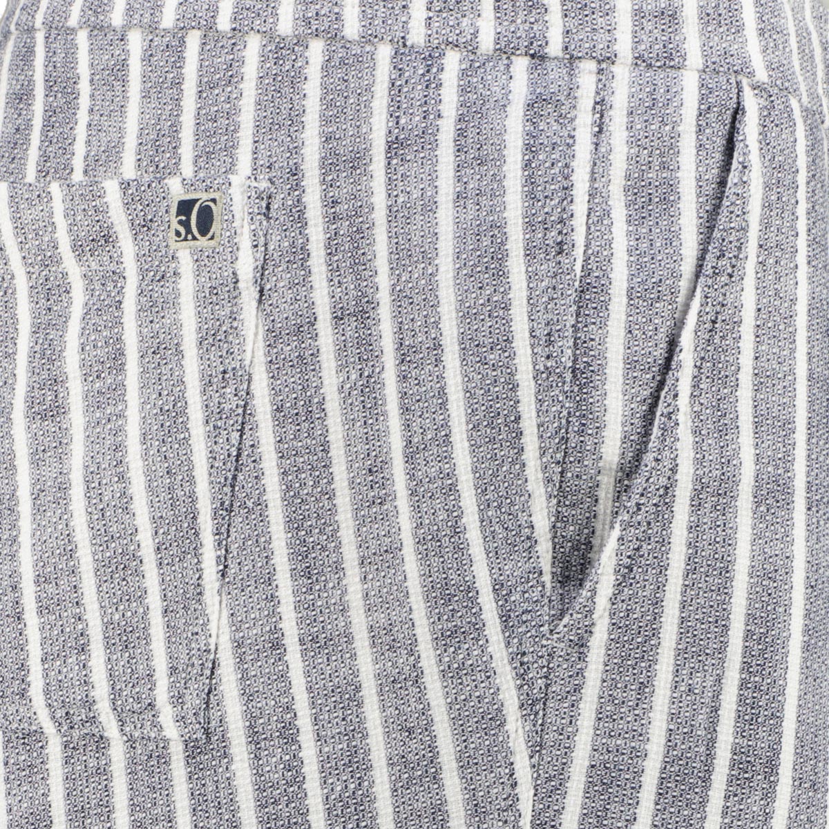 s.Oliver Chino-Shorts aus Baumwolle blau