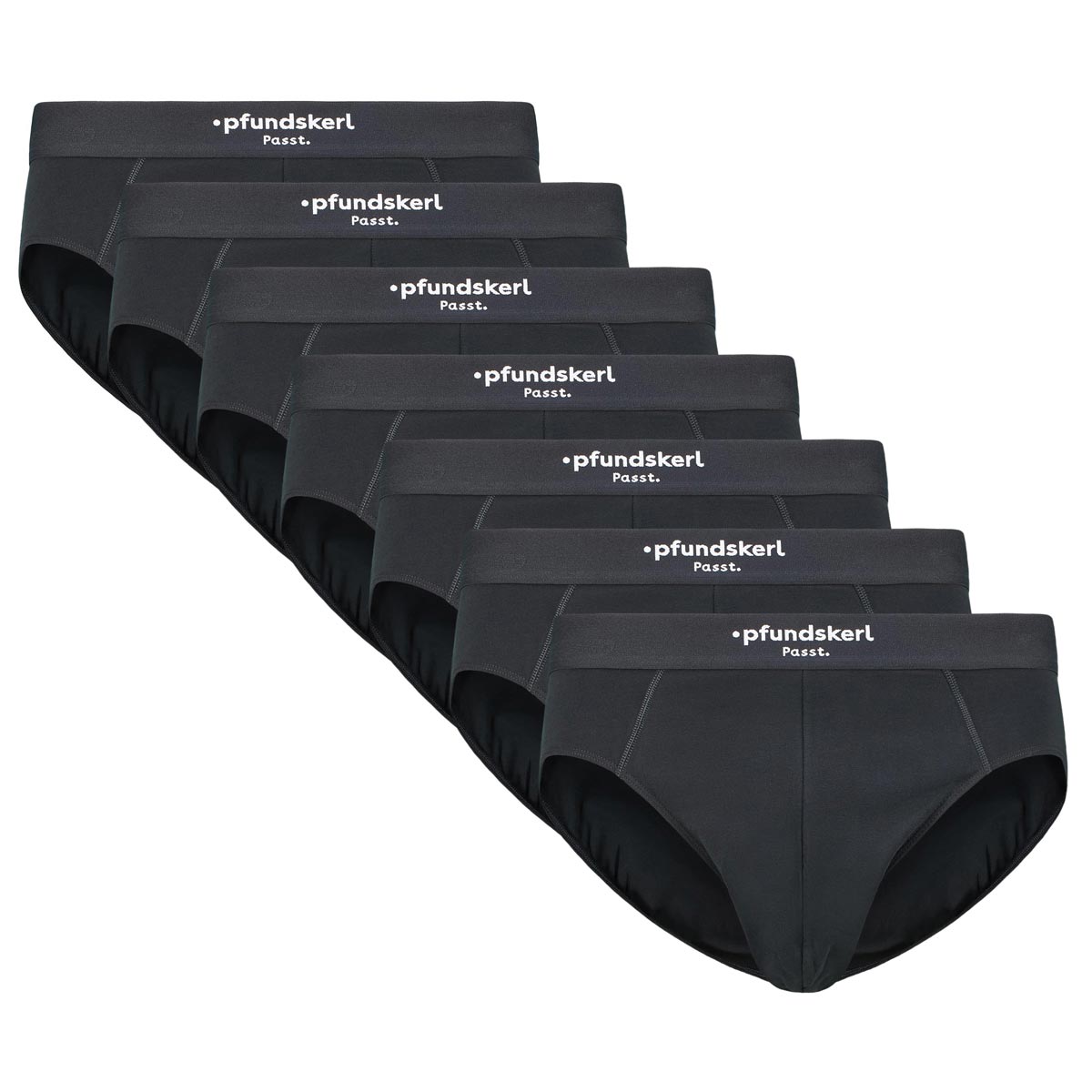 7er-Pack Slips mit Elasthan