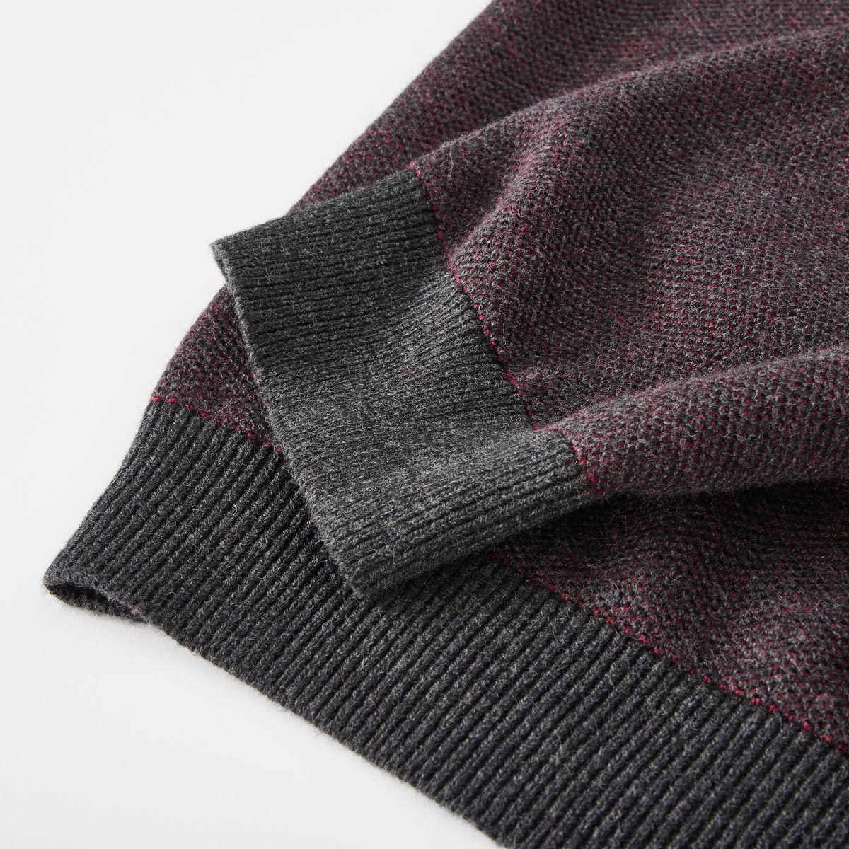 RAGMAN Strickpullover mit Troyerkragen anthrazit