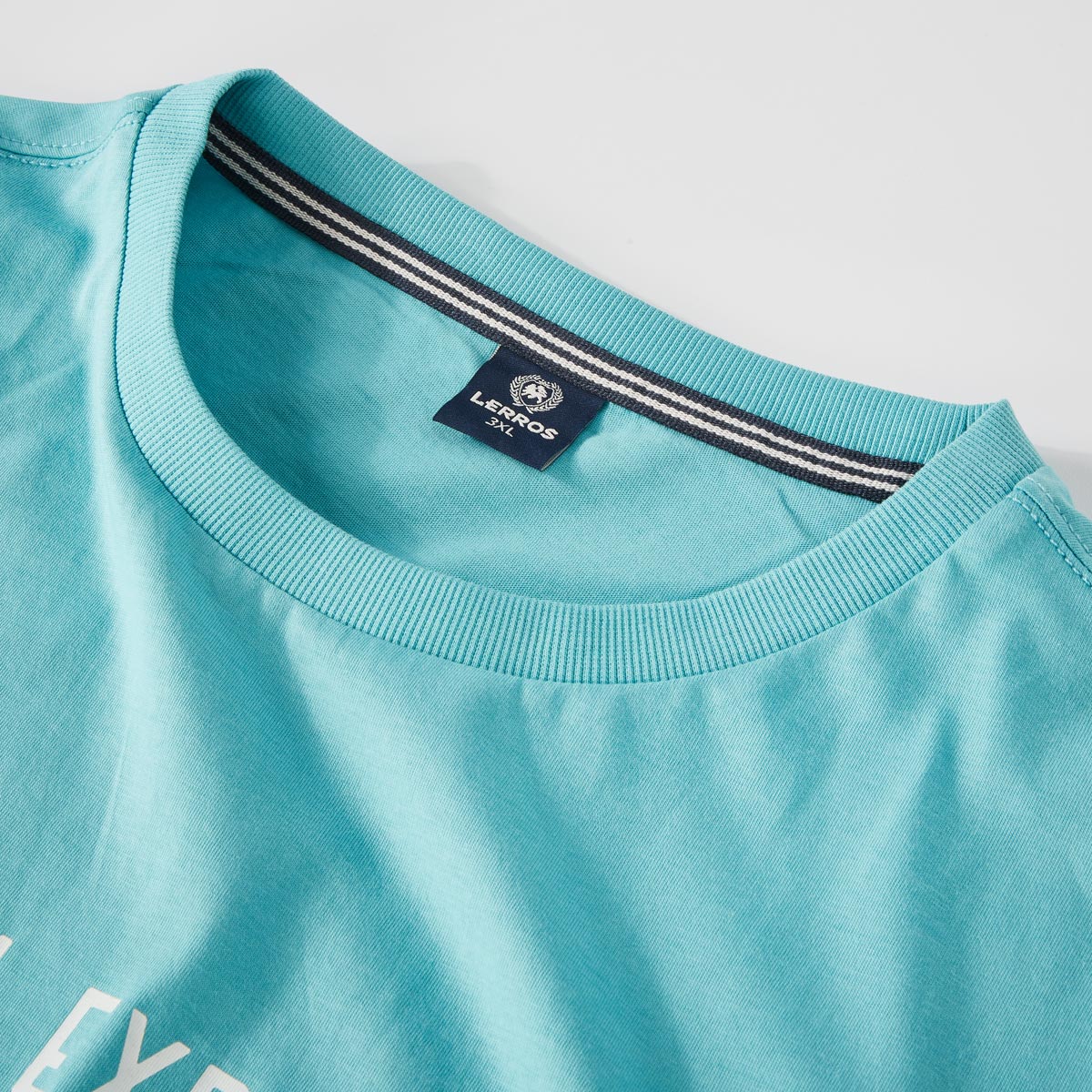 Lerros T-Shirt mit Print blau