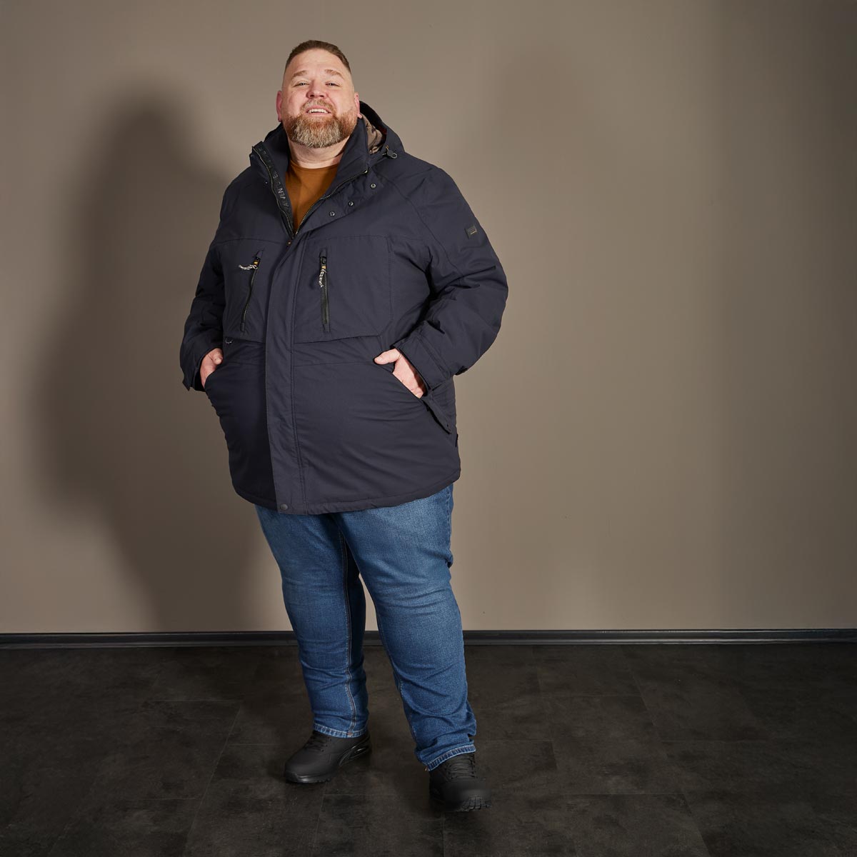 camel active Funktionsparka, wind- und wasserdicht dunkelblau