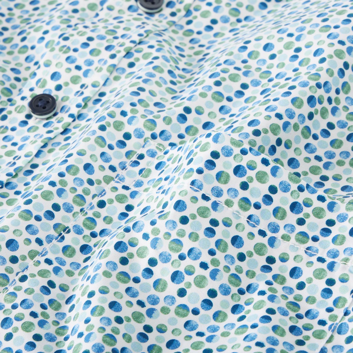 CASA MODA Freizeithemd mit Allover-Muster grün