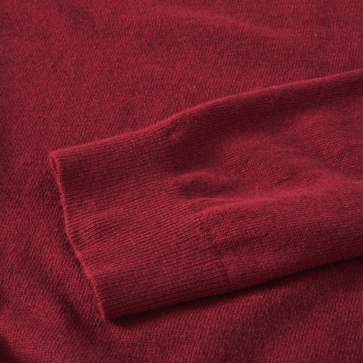 Gant Feinstrickpullover mit Lammwolle dunkelrot