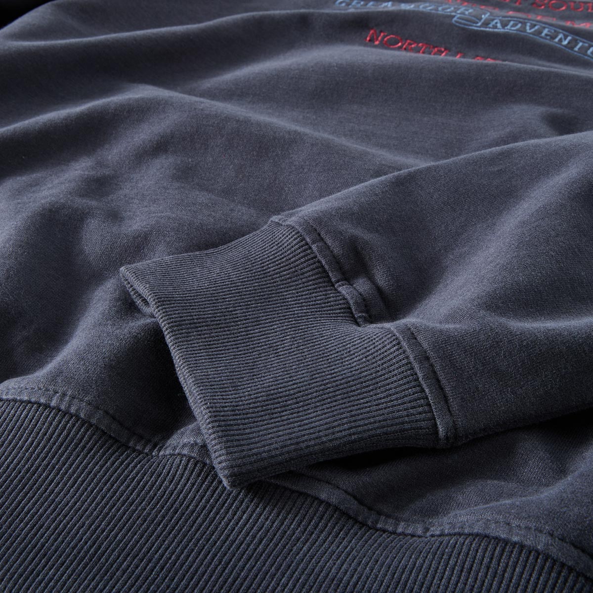 North Sweatshirt mit Stickerei blau