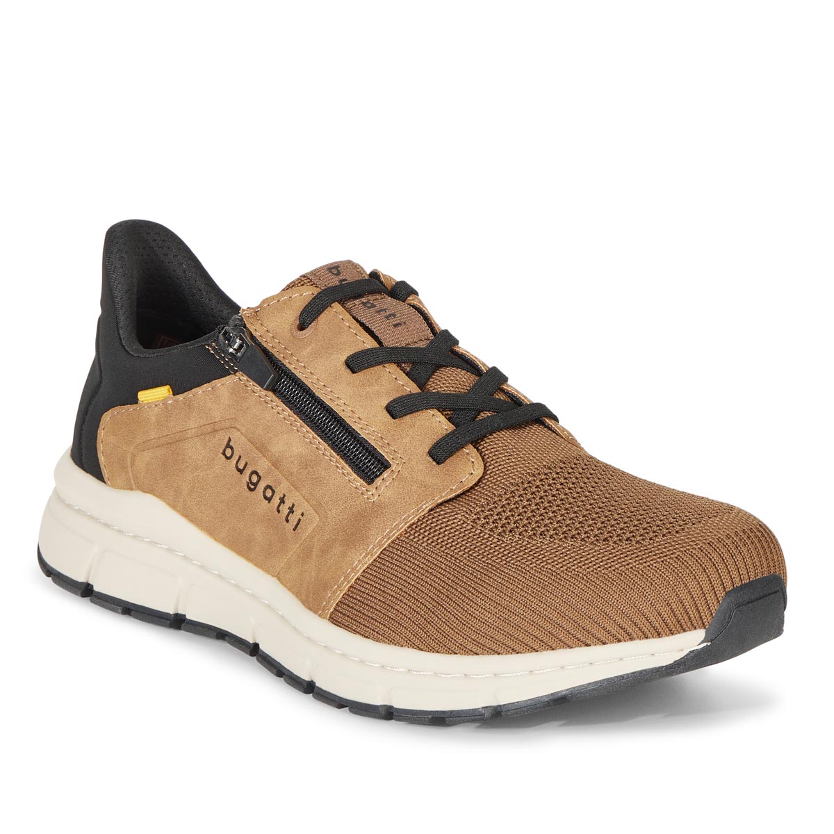 bugatti Sneaker mit Reißverschluss Farbe braun Größe: EU45 günstig online kaufen