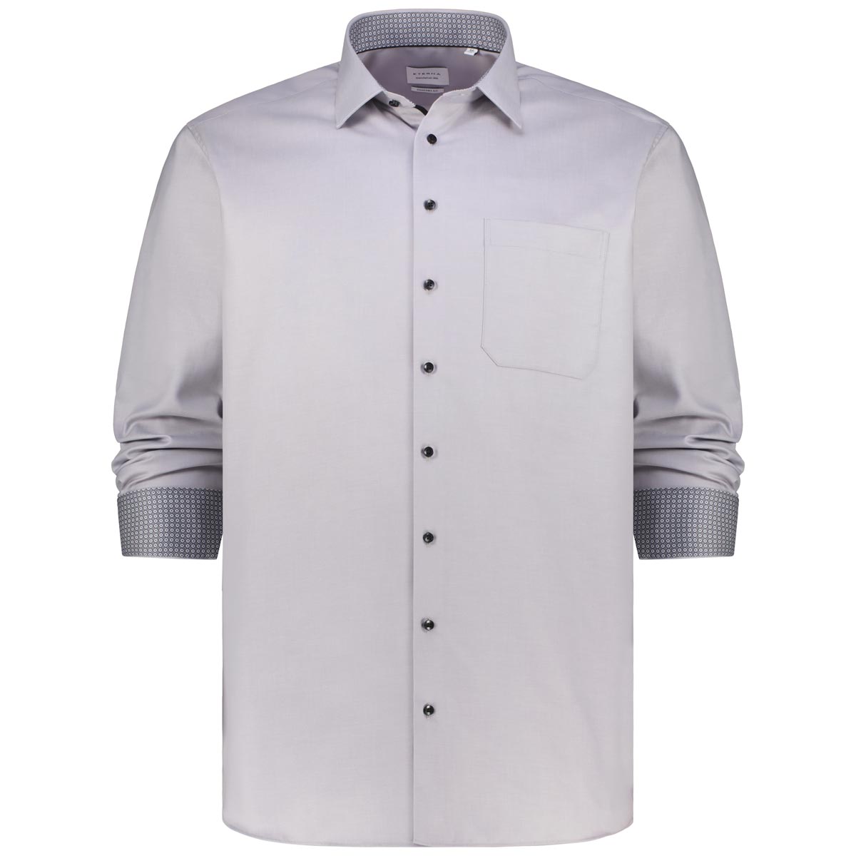 ETERNA Businesshemd, langarm grau