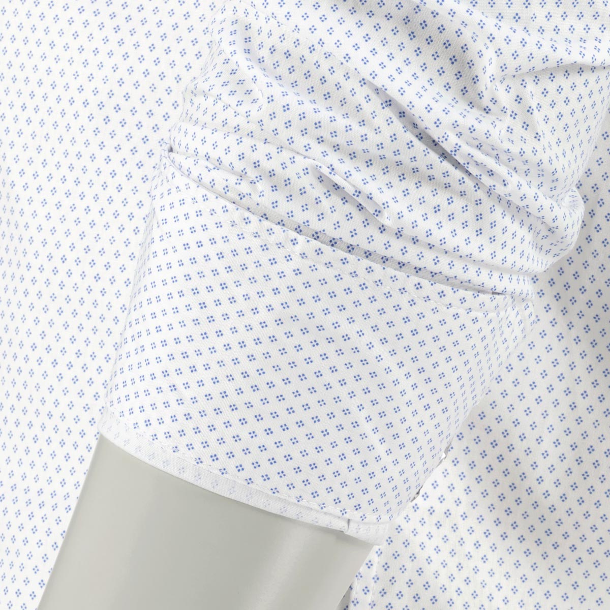 Orbis Trachtenhemd mit Allover-Muster weiß