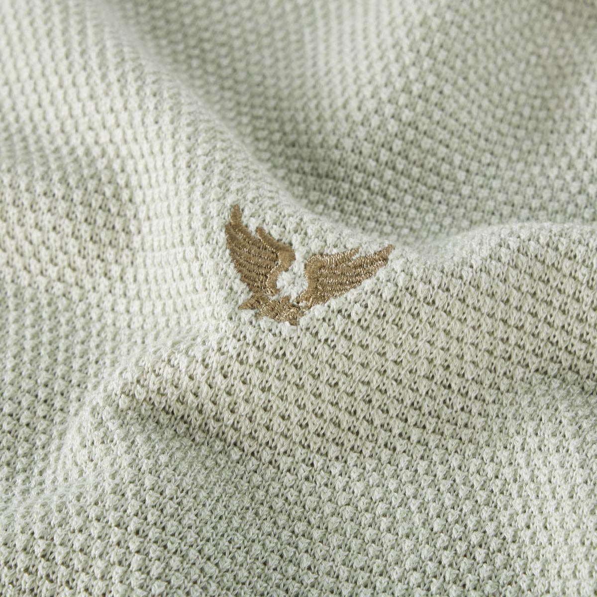 PME LEGEND Pullover aus Materialmix grün