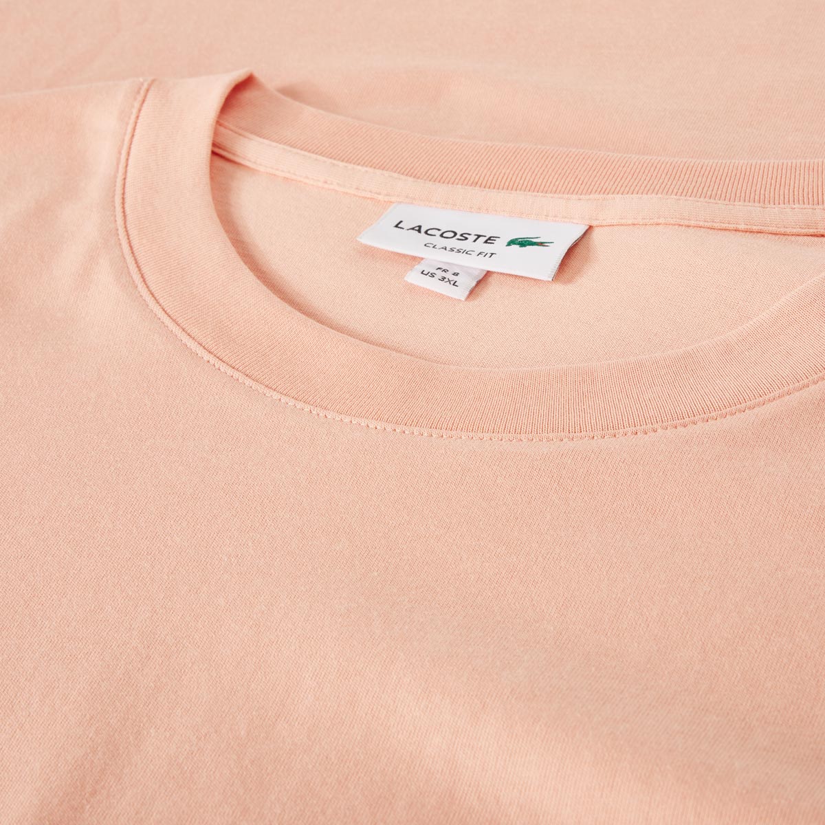 LACOSTE T-Shirt aus Baumwolle orange