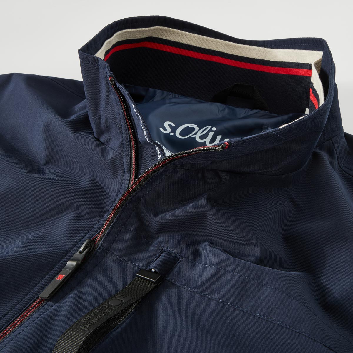 s.Oliver Outdoor-Jacke, wasserabweisend blau