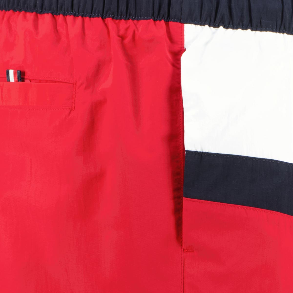 Tommy Hilfiger Badeshorts im Colorblock-Design rot