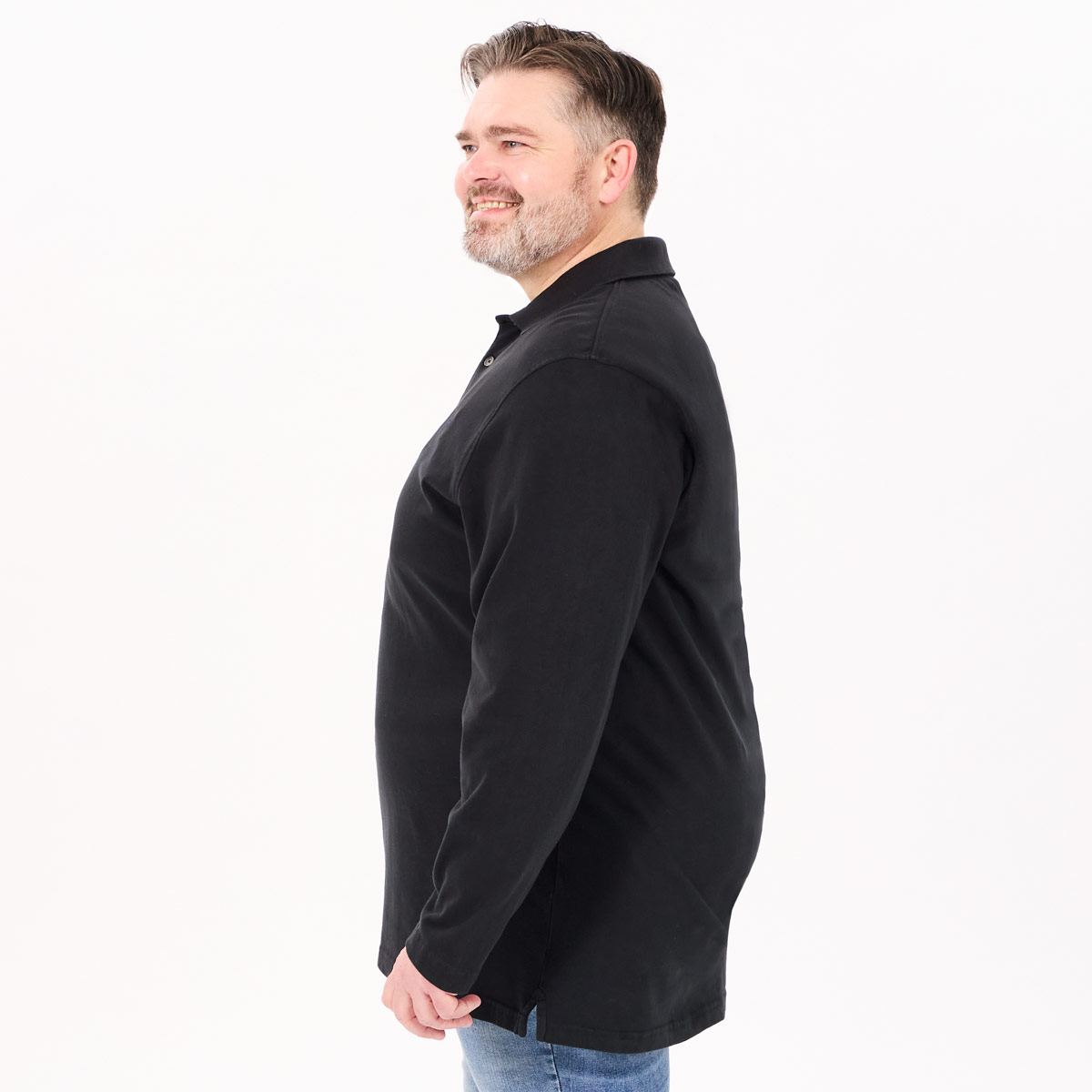 Lerros Poloshirt aus Baumwoll-Jersey schwarz Lerros Poloshirt aus Baumwoll-Jersey schwarz