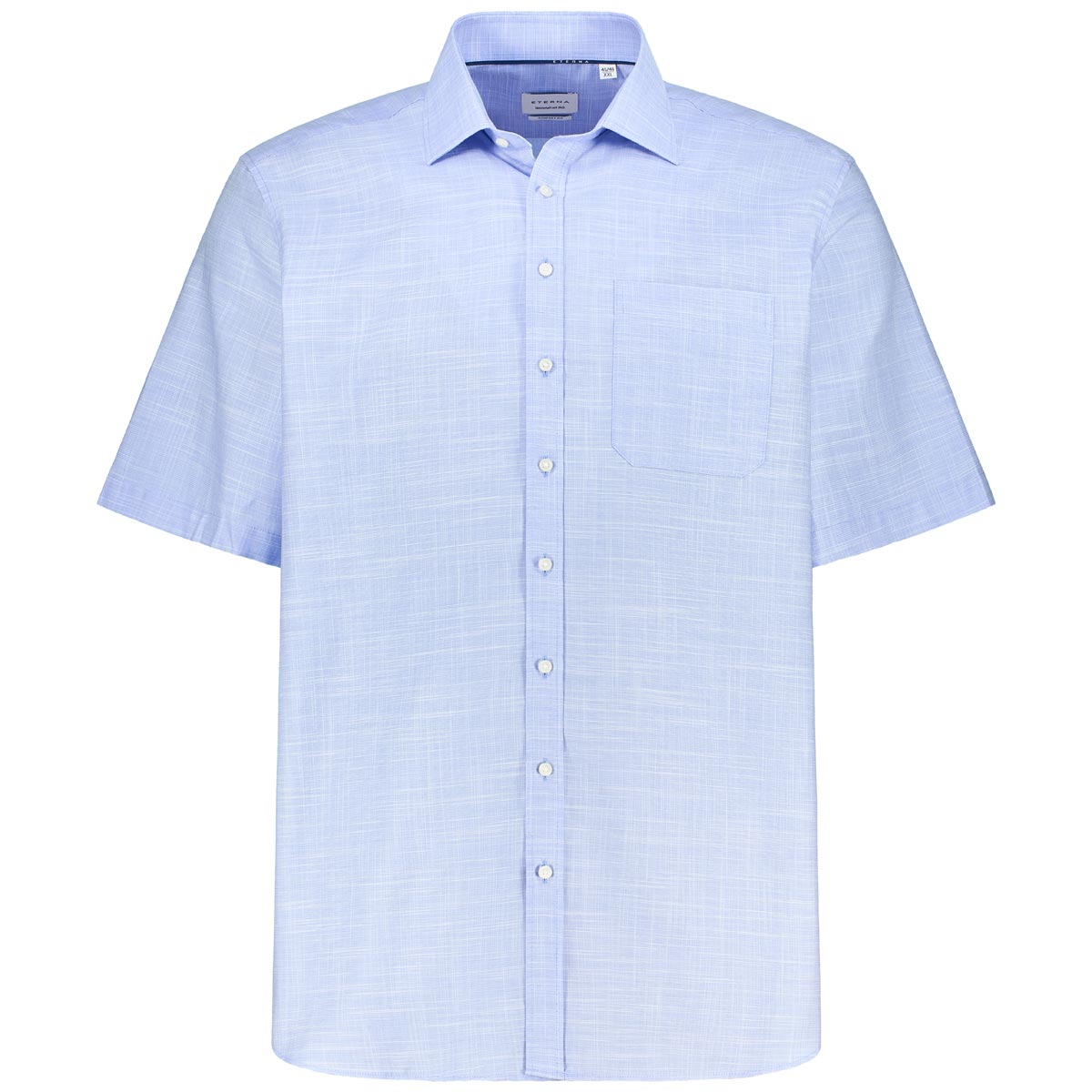 ETERNA Businesshemd aus Baumwollmix, bügelfrei Farbe blau Größe: 50 günstig online kaufen