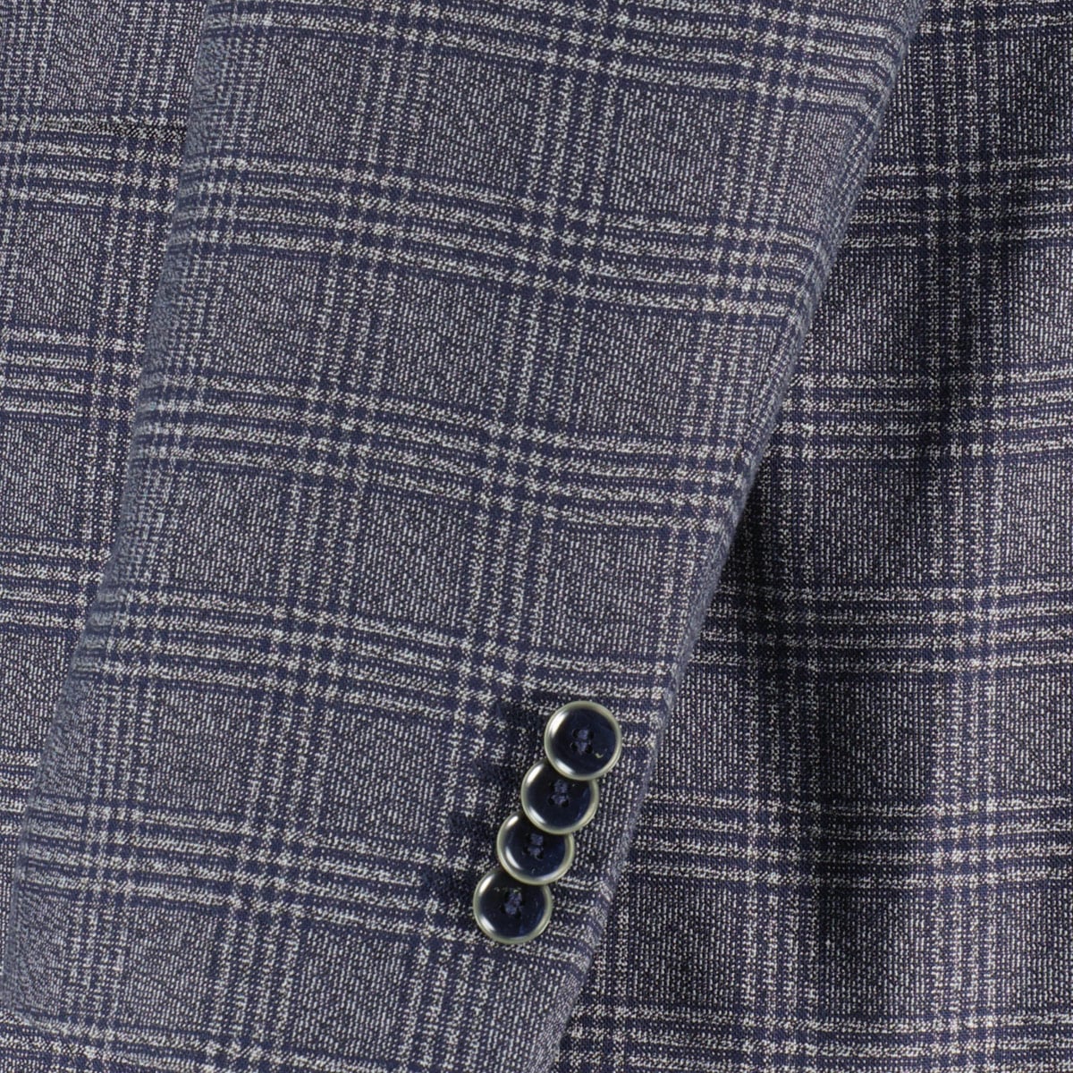 Weis Sakko mit Bambus blau Weis Sakko mit Bambus blau