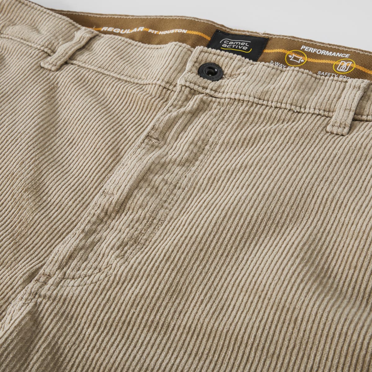 camel active Cordhose, Regular Fit beige