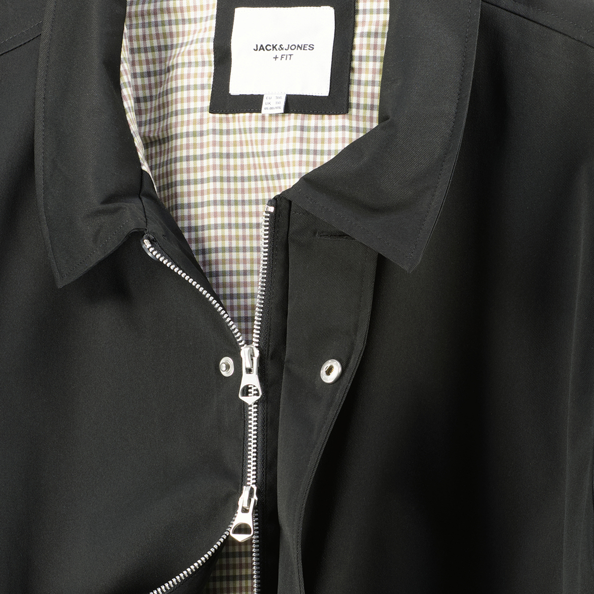 Jack&Jones Leichte Blousonjacke, wind- und wasserabweisend schwarz