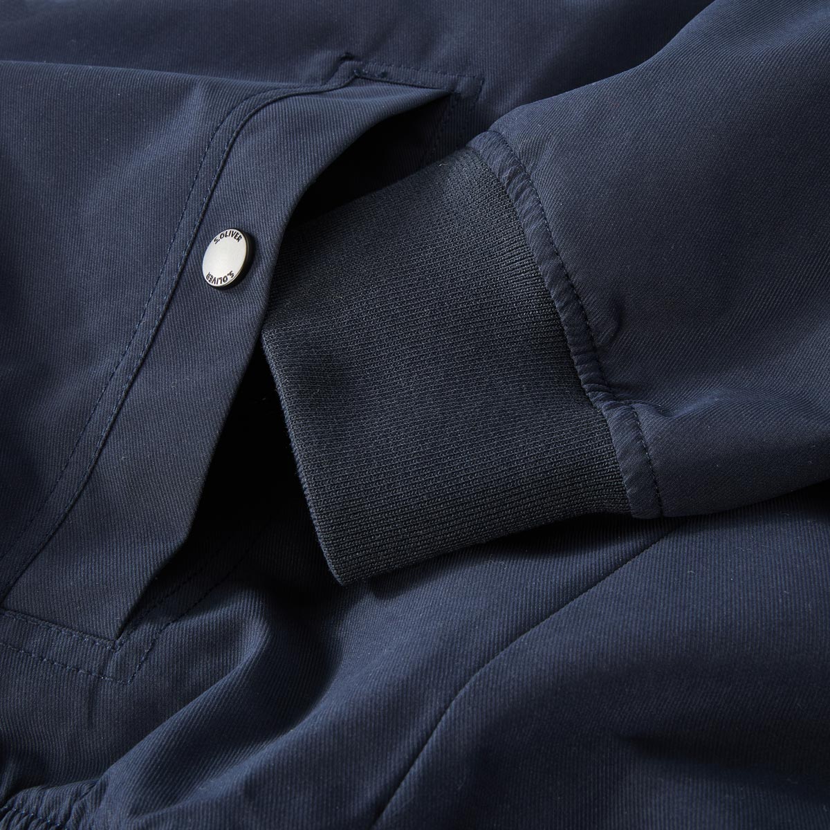 s.Oliver Outdoor-Jacke, wasserabweisend blau