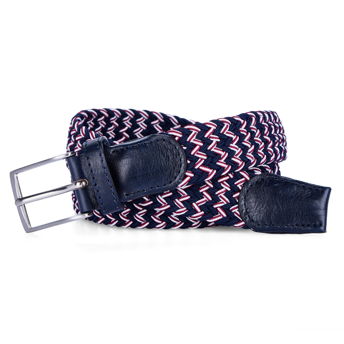 Stretch-Gürtel mit Flechtmuster, Überlänge Stretch-Gürtel mit Flechtmuster, Überlänge