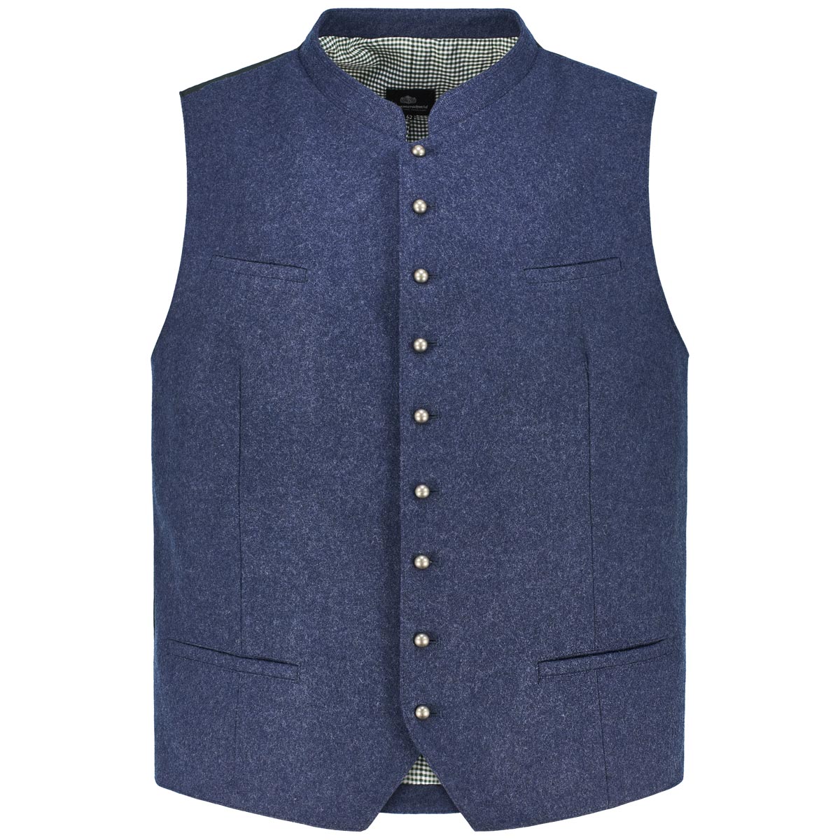 Hammerschmid Trachtenweste aus Wollmischung blau