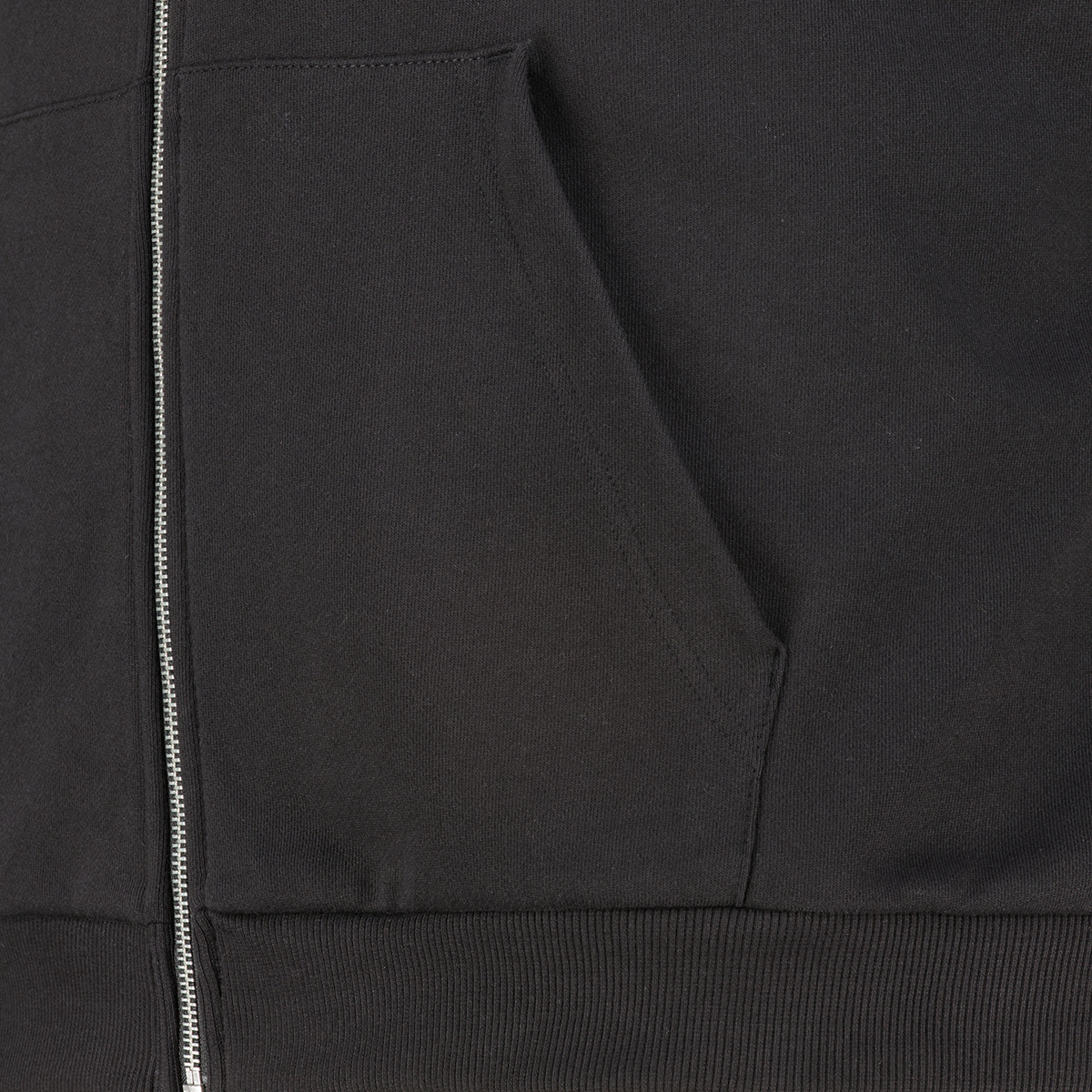 Tommy Jeans Sweatjacke mit Print auf Vorder- und Rückseite schwarz