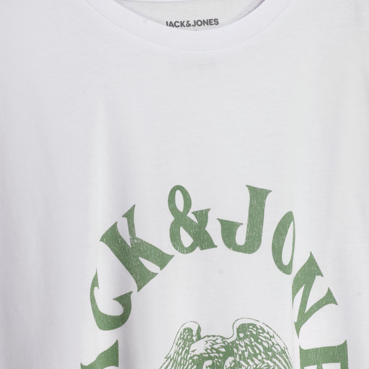 Jack&Jones T-Shirt mit Label-Print weiß