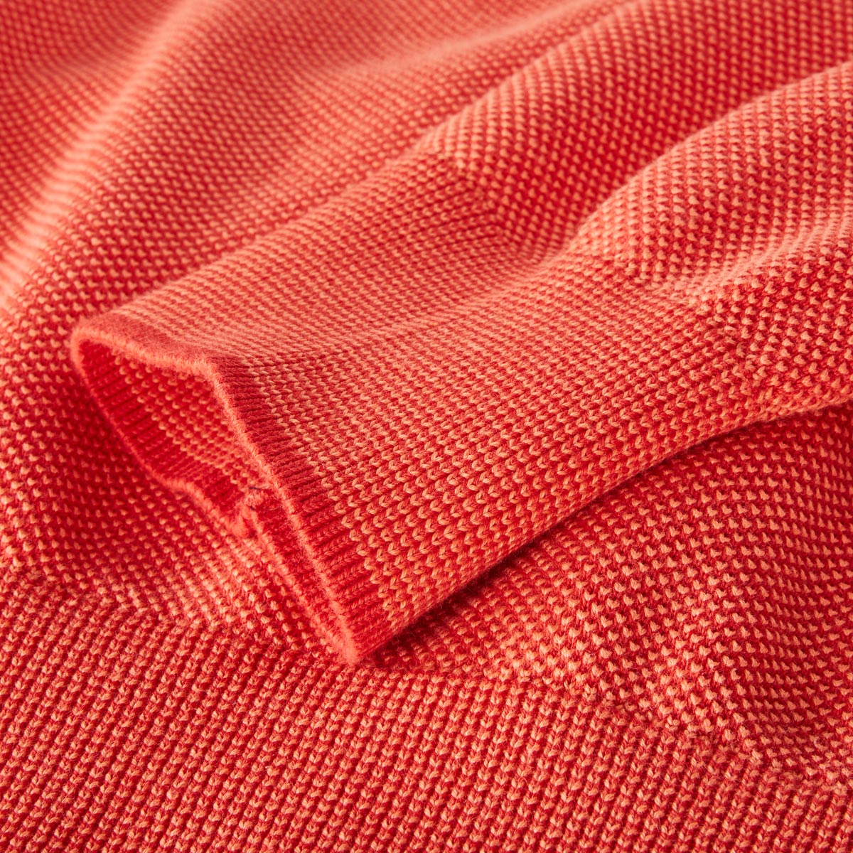 Lerros Pullover aus Baumwolle orange