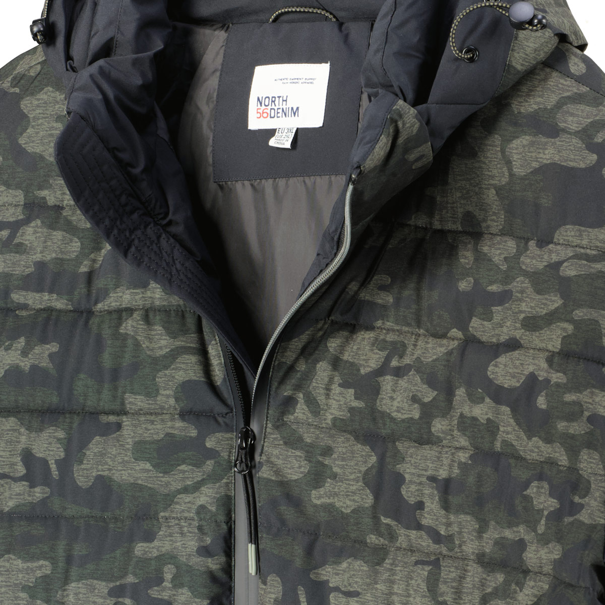 North Funktionsjacke im Camouflage-Stil blau