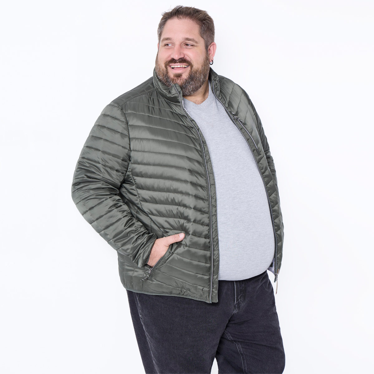 Redpoint Federleichte Steppjacke "Walker" khaki