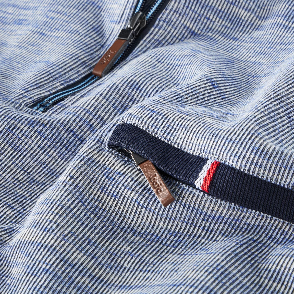 Hajo Sweatshirt aus Baumwollmischung jeansblau