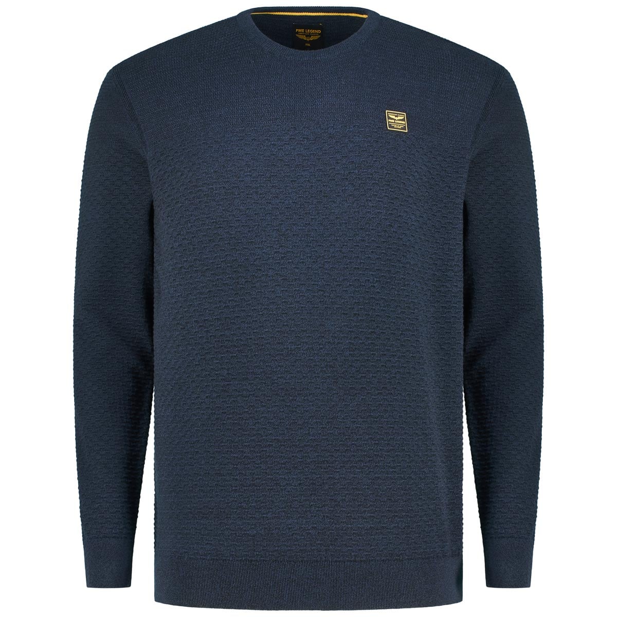 PME LEGEND Pullover mit Struktur Farbe dunkelblau Größe: 3XL günstig online kaufen