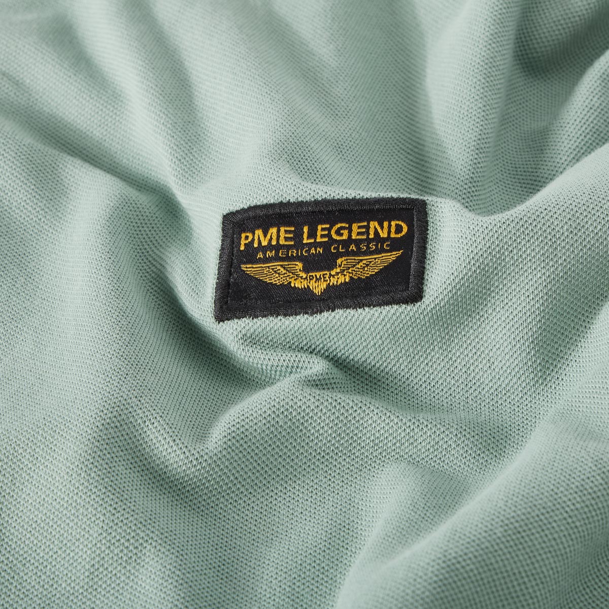 PME LEGEND Poloshirt mit Elasthan grün