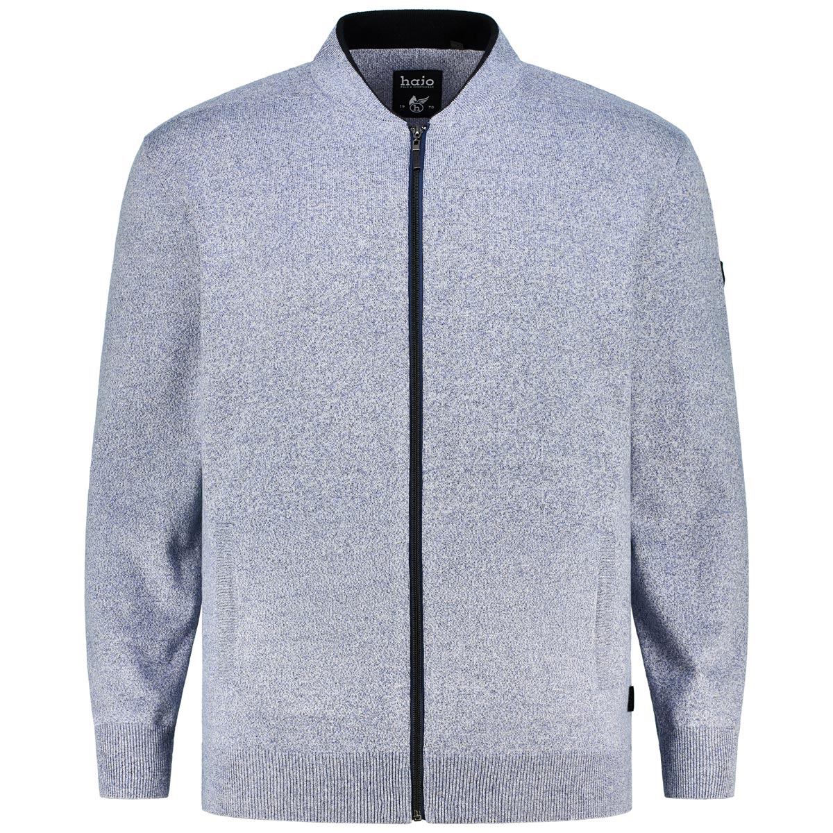 Strickjacke in melierter Optik