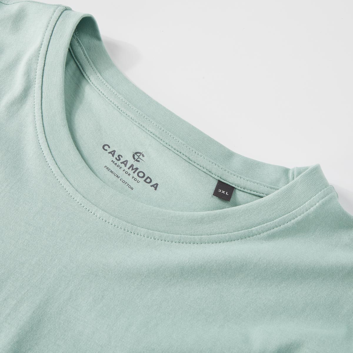 CASA MODA T-Shirt aus Baumwolle türkis