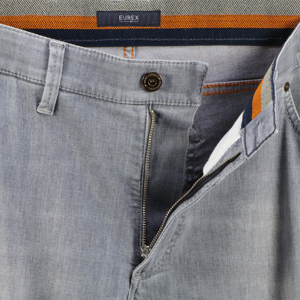 Eurex by Brax Stretch-Jeans "Luke", Tapered Fit hellgrau Eurex by Brax Stretch-Jeans "Luke", Tapered Fit hellgrau