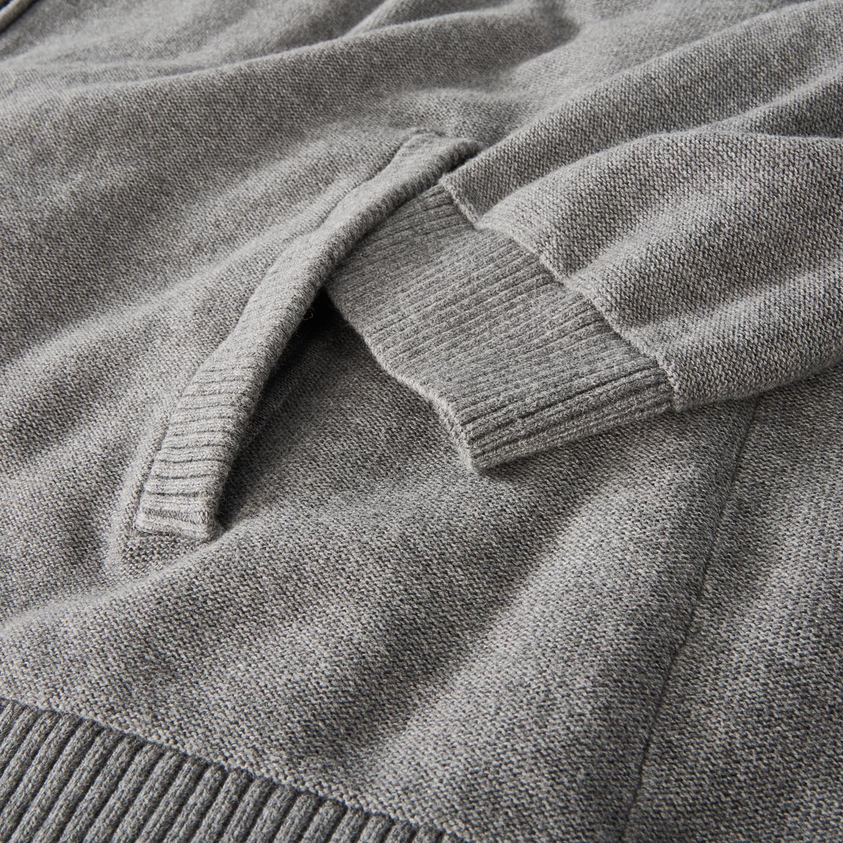 s.Oliver Strickjacke aus Baumwolle grau